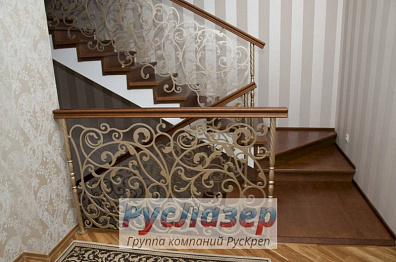 Металлическое ограждение с рисунком