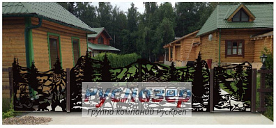 Красивые ворота на заказ
