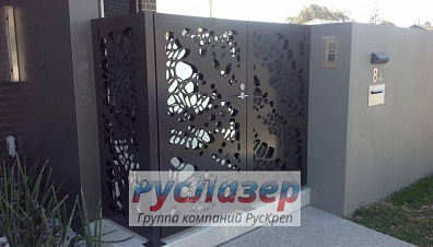 Калитка из металла по индивидуальному дизайну