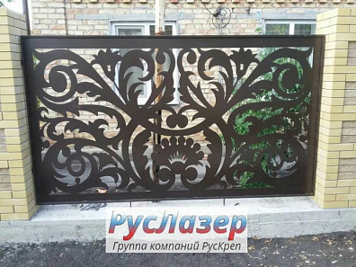 Художественные панели из металла для забора на заказ