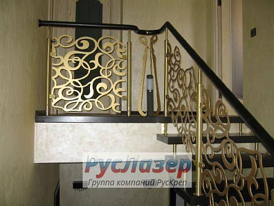 Декоративные лестничные ограждения из металла на заказ